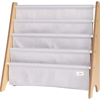 úložný prostor na hračky 3 Sprouts Stojan na knížky Recycled Solid/Light Gray
