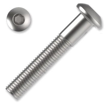 Šroub Šroub s půlkulatou hlavou, imbus M12x80 ZB ISO 7380-1 10.9