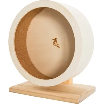 PetBuddy Kolotoč, běhací kolo pro křečky borové dřevo/korek 21 cm