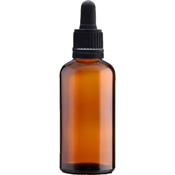 Dávkovač mýdla Lahvička s pipetou skleněná hnědá 50 ml kapátko dávkovač odměrka kapek