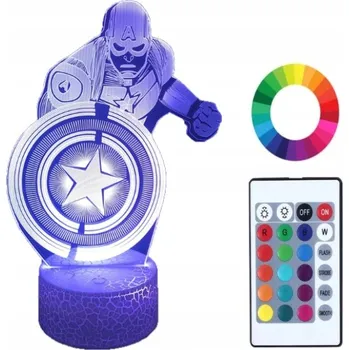 Lampička Plexido vícebarevná Noční lampa