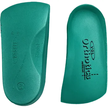 Vložka do bot 3/4 stélky zelené Vasyli Medical bez svrchní textílie - DOPRODEJ Velikost: S