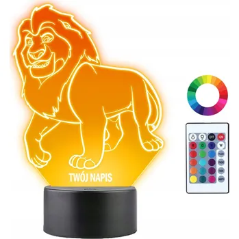 Lampička Plexido vícebarevná Noční lampa