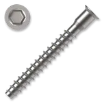 Vrut nábytkový - konfirmát 6,3x60 ZHH IMBUS ZB závit částečný