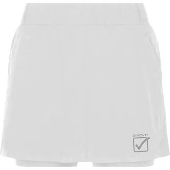 Dámská sukně Dámská sportovní sukně GIVOVA Padel Fitness White XL