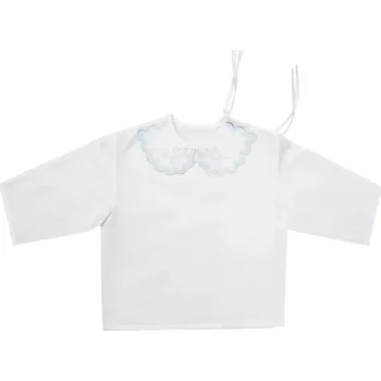 teploměr do vody pro miminko RICHELIEU Košilka na křest s límečkem Klasika modrá bavlna vel. 56