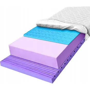 Matrace H2 H3 Pěnová Matrace 90x200 tvrdá Conti anticelulitidní pěnová masážní 17 cm