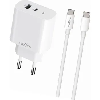 Rychlá síťová nabíječka 30W s USB-C kabelem, 2 porty pro Google Pixel 9