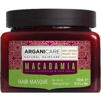 Vlasová regenerace Arganicare Macadamia 500 ml regenerační maska na vlasy