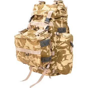 turistický batoh Batoh rumunský velký DESERT použitý s černým rámem (Batoh rumunský velký DESERT použitý s černým rámem)