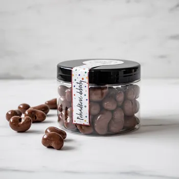 Alika Zdravé ořechy Dóza Kešu v mléčné čokoládě 300g