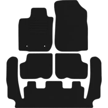 autokoberec Velurové autokoberce s upevněním v sadě Edecor