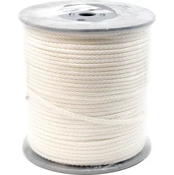 Lany Lano kroucené polypropylenové na cívce 7mm / 250m BÍLÉ (Lano kroucené polypropylenové na cívce 7mm / 250m BÍLÉ)