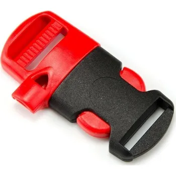Spona/přezka s píšťalkou ČERVENÁ/ČERNÁ (Spona/přezka s píšťalkou ČERVENÁ/ČERNÁ)