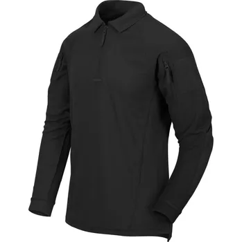 Pánské tričko Triko RANGE POLO dlouhý rukáv ČERNÉ (Triko RANGE POLO dlouhý rukáv ČERNÉ)