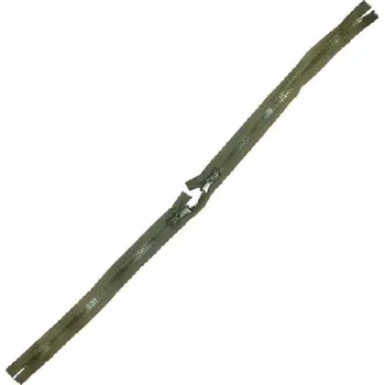 Zip Zip protisměrný plastový délka 45+45 cm OLIV (Zip protisměrný plastový délka 45+45 cm OLIV)