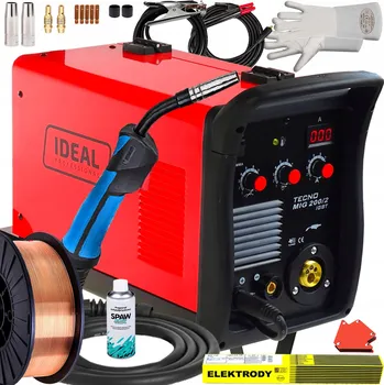 Svářečka Svářečka MIG/MAG IDEAL 200A MMA TIG 230V FLUX