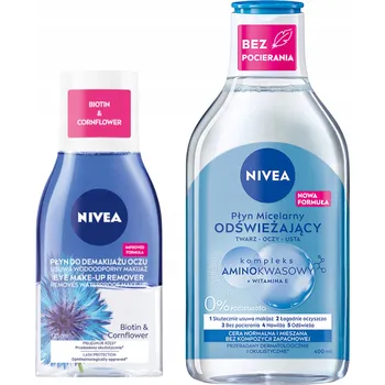 Odličovač NIVEA Dvoufázový odličovač očí & Osvěžující micelární voda