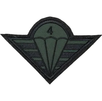 Nášivka Nášivka 4.výsadková BRIGÁDA rychlého nasazení bojová zelená (Nášivka 4.výsadková BRIGÁDA rychlého nasazení bojová zelená)