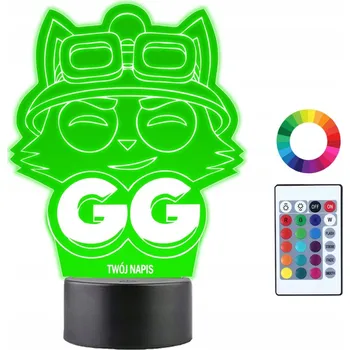 Lampička Plexido vícebarevná Noční lampa