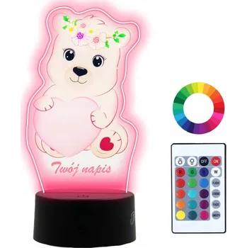 Lampička Plexido vícebarevná Noční lampa