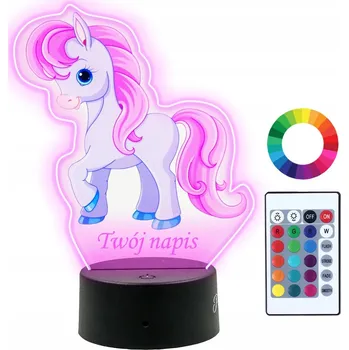 Lampička Plexido vícebarevná Noční lampa