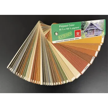 barva a nátěr na dřevo Tikkurila Pinjasol Color - vzorník VELKÝ + dárek k objednávce nad 1000Kč