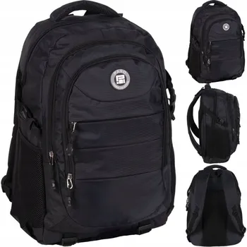 Sportovní batoh Vícekomorový Školní batoh Paso černý 35 l