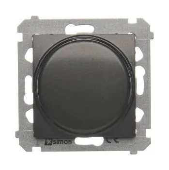 vypínač Otočný stmívač Klasik, Zápustný Simon 54 antracit DS9L.01/48