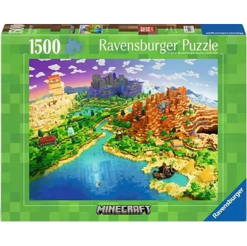 PUZZLE 1500 dílků SVĚT MINECRAFTU