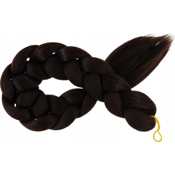 Příčesek SYNTETICKÉ VLASY HENLON ROVNÉ BAREVNÉ PRO ZAPLÉTÁNÍ RASTA COPÁNKY DREDY 1K.N09B