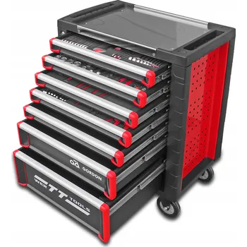 WERTTOOLS WT01Y0219 DÍLENSKÝ VOZÍK / SKŘÍŇKA NA NÁŘADÍ 205 DÍLŮ 7 ZÁSUVEK