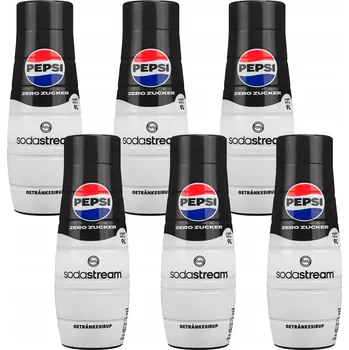 Sirup pro výrobník sody 6x sirup SodaStream Pepsi Max bez cukru 440 ml koncentrát pro výrobník sody