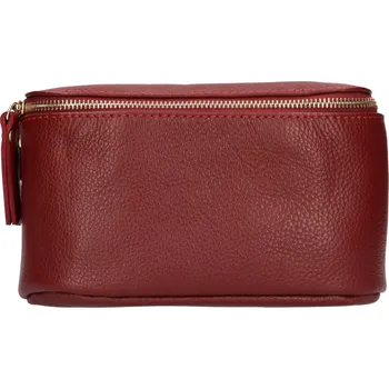 Ledvinka Dámská kožená ledvinka Italia Milagros - vínová