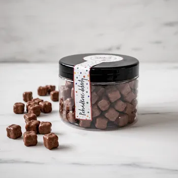 Sušená potravina Alika Zdravé ořechy Dóza Kokos v mléčné čokoládě 300g