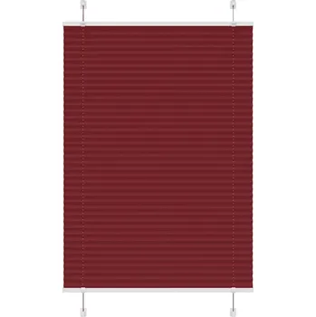 Roleta vidaXL Plisovaná roleta 100x150cm Šířka látky 99,4cm [4015194] Barva: Vínová