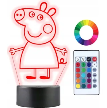 Lampička Plexido vícebarevná Noční lampa