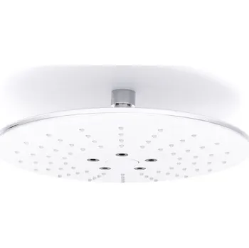 Sprchová hlavice Hlavová sprcha Siko s tlačítkem bílá/chrom SIKOBSHSKP32