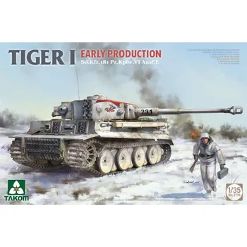 Plastikový model Takom 1/35 Sd.Kfz.181 Pz.Kpfw.VI Ausf.E Tiger I Early Production