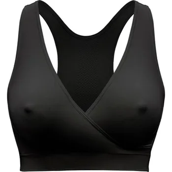 Těhotenská podprsenka MEDELA Podprsenka noční těhotenská a kojicí Keep Cool™, černá S