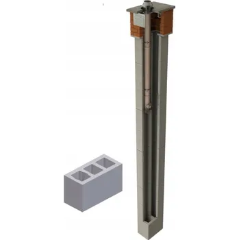 Komín Keramický komín Jawar K fi 80 52x24 10m plyn + 2W