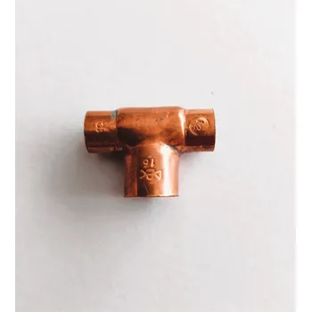 Vodovodní potrubí T-kus CU redukovaný 12/16/12 mm