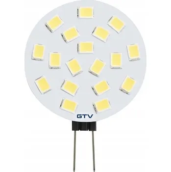Žárovka LED žárovka G4 12V 2,5W teplá bílá 250lm, průměr 28mm