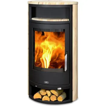 Krbová kamna Krbová kamna ABX Polar® 6 pískovec včetně HD (černý plech)