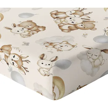 Prostěradlo PROSTĚRADLO DO POSTÝLKY 160x80 S GUMIČKOU HRUBÁ BAVLNA 100% POLSKÝ VÝROBEK