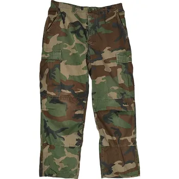 Pánské oblečení Kalhoty US BDU POLY polní WOODLAND vel. L (Kalhoty US BDU POLY polní WOODLAND vel. L)