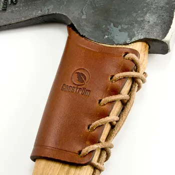 Replika zbraně Battle Merchant Kožený chránič na topůrko sekery - koňakově hnědý, Casström
