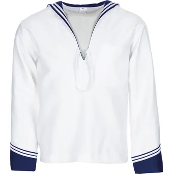 Pánská košile Košile ITALSKÁ námořnická BÍLÁ s MODRÝM límcem nová vel. 50R (Košile ITALSKÁ námořnická BÍLÁ s MODRÝM límcem nová vel. 50R)