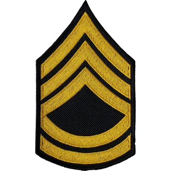 Nášivka Nášivka US hodnost SERGEANT FIRST CLASS - ZLATÁ (Nášivka US hodnost SERGEANT FIRST CLASS - ZLATÁ)