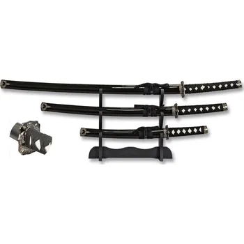 Replika zbraně Katana SET 3 kusy včetně stojanu (Katana SET 3 kusy včetně stojanu)
